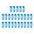 Plastic Pneumatic Muffler Air Line Flow Control Exhaust Silencer Compressor Fitting Blue25Pcs PSU‑03