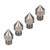 4Pcs for MK8 Nozzle Ti Alloy High Temperature Extruder 3D Printer Accessories 0.2 0.3 0.4 0.5mm