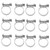 20PCS Hose Clamp Mini Stainless Steel Screw Hose Clip for Motor Vehicle Petrochemical Pharmaceutical21-23mm
