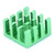 20PCS Heat Sink Heatsink Module Aluminum Cooling Radiator Cooler Fin 14 x 14 x 8mmGreen
