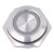 5Pcs Momentary Push Button Switch Metal Auto Reset Ultra Thin Waterproof with LED 16mmDC12~24V Blue