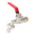 G1/2" Outside Garden Tap Easy Turn On/Off Lever Handle Water Supply Faucet