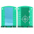 2Pcs Laser Target Plate ABS Magnetic Floor Laser Target Card Level Plate for Replacement