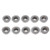 10Pcs CNC Lathe Turning Insert Indexable Solid Carbide Blade Cutting RPMT1204M0EJS LF6018