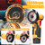 19500rpm Electric Grinding Tool Multifunctional Mini Grinder Handheld Cutter for Cutting Polishing Ceramic Tile Wood Stone Steel