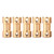 5pcs Motor Copper Shaft Coupling Coupler Connector Sleeve Transfer Joint Adapter