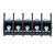 5Pcs Rail Terminal Block 200A Good Electrical Conductivity Easy Operation Screw Terminal 600V