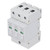 3P Surge Protective Device Flame Retardant PC Material Voltage Protection Arrester Module 60KA 420V