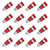 50Pcs Banana Socket 4mm Pure Copper Metal Good Performance High Current Discharge Electrical Test AccessoriesRed