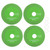 4 Pcs Glass Cutting Disc 100x20x15x1mm Blackish Green Brazed Emery Saw Blade for Ceramic Tile Jadestone