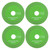 4 Pcs Glass Cutting Disc 100x20x15x1mm Blackish Green Brazed Emery Saw Blade for Ceramic Tile Jadestone