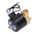 Solenoid Valve 2W Normally Closed Brass Copper Core Coil Electric Solenoid Valve for Water Gas Oil 3/8in DC24V