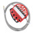 BD L11 4 Lockout Tagout Cable Lock 4mm Stainless Steel Adjustable Cable Lockout for Equipment Maintenance