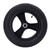 325mm Wheelchair Wheel Alloy Hub Rubber Tread Non Slip Inflatable Wheelchair Rear Caster Replacement 40PSI