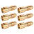 10Pcs Banana Plug Good Transmission Performance CNC Technology High Accuracy DIY Banana Plug Connectors