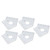 5pcs Holes Grid Plates Aluminum Alloy Hole Pattern Bracket for Robots Engineering Equipment Connecting Fixed Parts3108-0002-0002