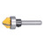 1/4in Shank Router Bit Tungsten Carbide Ogee Groove Milling Cutter for Woodworking Projects