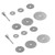 2 Sets Circular Saw Blade High Speed Steel Rotating Drill Cutting Disc Wheel Replacement