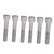 10Pcs Cylindrical Head Caps Bolts A2‑70 Stainless Steel Hex Socket Bolts for Industrial Machinery M10M10x50