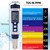 5 in 1 Water Quality Tester Digital Meter Water Quality Analyzer Detector PH/ TDS/ EC/ Temperature/ Salinity Testing IP67 Water Resistance Backlight Display