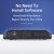 Intelligent Biometric Fingerprint Password Attendance Machine Time Clock Employee Checking-in Recorder 2.4 inch LCD Screen Voice Prompt 11 Languages Time Attendance Machine