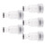 5Pcs Faucet Adapter Transparent Plastic Practical Tap Inlet Hose Universal Adapter