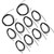 10Pcs NTC Thermistor Temperature Sensor Probe Drop Shaped Tip Epoxy Resin Connector 2meter10K B3950