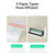 A4 Paper Printer Direct Thermal Transfer Wireless Printer Mobile 210mm Mini Mobile Photo Printer USB BT Connection with 1 Roll Thermal Paper Support 2''/3''/4'' Paper Width Printing PDF File