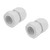 10PCS/set  IP68 Waterproof White Nylon Plastic Cable Gland Connector (PG11)