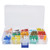 140Pcs Car Blade Fuse Replacement Mini Automotive Fuses Assortment Kit with Clip 2‑40A