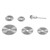 HSS Circular Saw Blade Set Small Cutting Discs Woodworking Electric Grinding Rotary Tool