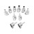 10pcs/Set Heat Gun Nozzles Kits For Hot Air Soldering Station Repair Tools