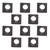 10Pcs Per Box Carbide Inserts Indexable CNC Milling Inserts Lathe Turning Cutting Tools