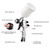HVLP 1.0mm Air Spray Gun Kit 250cc Fluid Cup  Feed Air Paint Sprayer Mini Handheld 360-degree Paint Spraying Gun for Car Repair Furniture Surface Wall Painting DIY Models