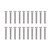 50Pcs Cheese Head Slot Screw A2‑70 Stainless Steel for Accuracy Machinery Household M3M3x20