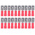 1000Pcs Crimp Terminals Male Insulated Large Load Spade Wire Electrical Connector Accessories