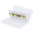 10pcs 0.5/0.6/0.7/0.8/0.9/1.0/1.1/1.2/1.3/1.4mm PCB End Mill Engraving Bits Cutter 1/8" Shank