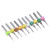 10pcs 0.5/0.6/0.7/0.8/0.9/1.0/1.1/1.2/1.3/1.4mm PCB End Mill Engraving Bits Cutter 1/8" Shank