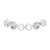 250PCS Self Drilling Screw Carbon Steel White Zinc Drill Screw M4.8x13mm for Metal Wood Plastic Hex Washer Head