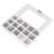 840Pcs Bolts Nuts Assortment Kit Metric M2.5 Assorted Cap Hex Head Screw Stainless Steel with Flat Washers