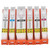 6PCS Printer Ink Cartridge PGBK BK C M Y GY Reusable Smooth Output Cartridge Combo Pack for Test Paper 150‑151