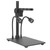 Microscope Stand Aluminum Alloy Holder Stand Base AC 100‑240V with Dual Gooseneck Light for 35mm 40mm 50mm EU Plug