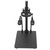 Microscope Stand Aluminum Alloy Holder Stand Base AC 100‑240V with Dual Gooseneck Light for 35mm 40mm 50mm EU Plug