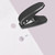 Mini Metal Single Hole Puncher 1-Hole Paper Punch 8 Sheet Capacity 6mm Holes Reduced Effort with Scraps Collector for Chipboard Art Project Documents Office School Home Supplies