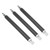 3Pcs Mechanical Carpenter Pencil 5.6mm Scribing Tool Marker Set Kit for Woodworking Black
