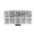 304 Stainless Steel Screws Cross Pan Head Screws with Hex Nuts Washers Screw Kit250pcs #6-32UNC