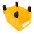 Garage Organizer Bin 377x213x178mm Thickened Slant Mouth Vertical and Back Hanging 2 in 1 Wall Mounted Storage Bin Yellow