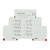 GRT8-M1 Multifunctional Delay Time Relay with 10 Functions DIN Rail Mount AC/DC 12V~240V