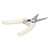 Pruning Shears Stainless Steel Hand Tool with Lock Ivory Handle for Garden Flower Picking