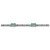 1pc 400mm/15.7in Steel High Precision Miniature Linear Sliding Rail Guide with 2 Block